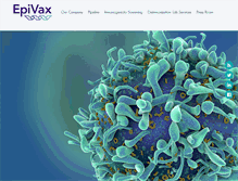 Tablet Screenshot of epivax.com